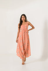 Scarlet Orange Palazzo Jumpsuit